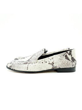 Vince Camuto Jendeya-2 Snake Print Leather Lightweight Loafers - Women's 7.5